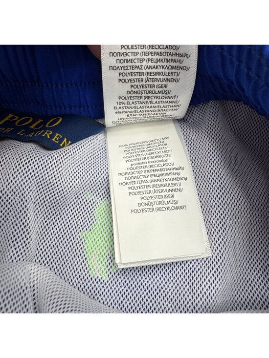 NWT Polo Ralph Lauren Men's All Over Pony Blue Swim Trunks, Size S - Picture 4 of 8